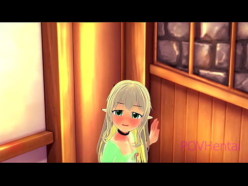 ❤️ (فخ) تساعدك خادمة Elvish على غسل وجهك. ❌❤